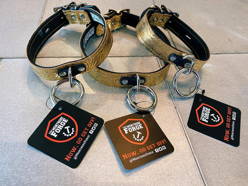 Locking Buckle Collar - Metallic